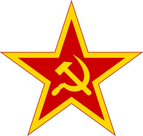 Filecommunist Star With Golden Border And Red Rimssvg Wikipedia