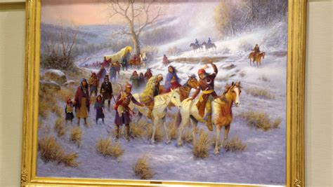 Painting Titled Trail Of Tears Is Unveiled At The Oklahoma State Capitol