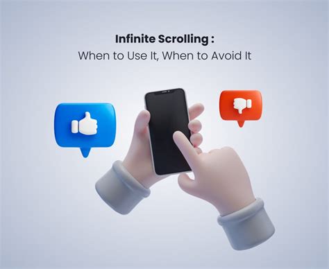 infinite scrolling you need it and don t at the same time