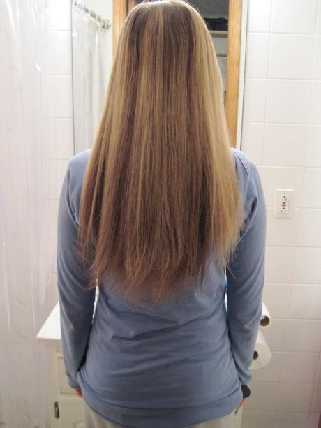 Very long hair cut