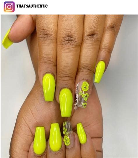 56 Unique Neon Yellow Nail Designs For 2023 Nerd About Town