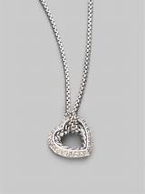 Sterling Silver Open Heart Necklace Pictures