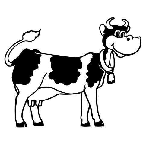 Free Farm Animal Outlines Cow Clipart Best