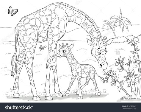 African Savanna Coloring Pages Pets Lovers