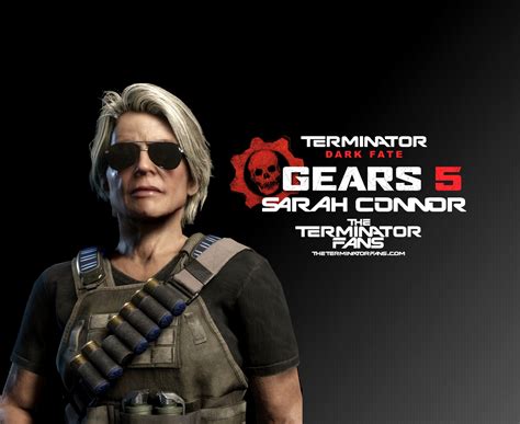 Gears 5 Terminator Dark Fate Sarah Connor Skin Revealed