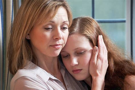Mother Comforting Crying Daughter Stock Photos Pictures And Royalty Free