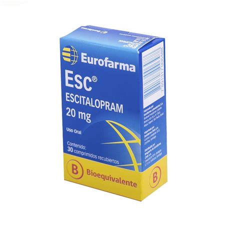 esc escitalopram 20 mg 30 comprimidos surfarma