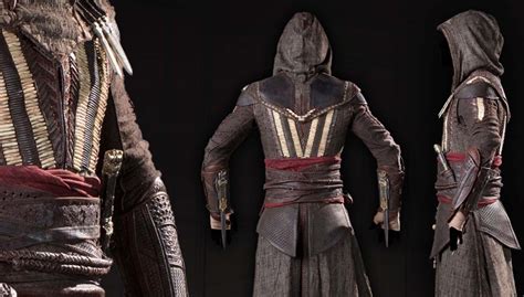 Take A Closer Look At Aguilars Costume In The Assassins Creed Movie