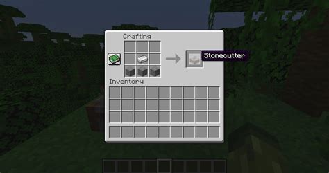 In minecraftstonecutter is a special device for processing stones. Scott (ECKOSOLDIER) on Twitter: "Stonecutter recipe # ...