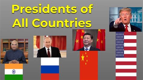All Countries President Name List President Of The World World Data