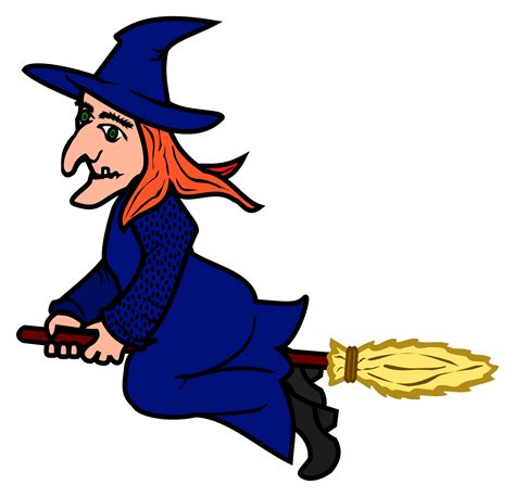 Clipart Witch Coloured
