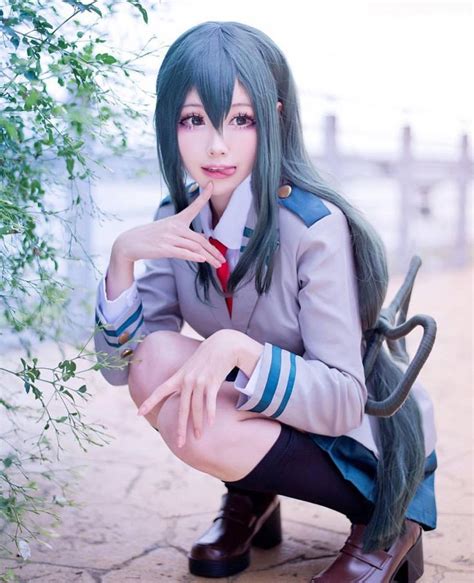 Rate This Cosplay 1 10 Monpink11 Tsuyu Cosplay Cosplay Feminino Cosplays Femininos