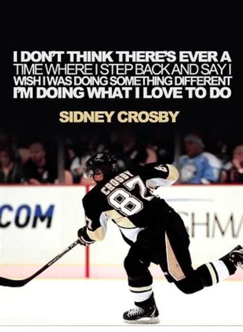 In football, every play, play after play, theres that physicality. Minus the fact it's Sidney Crosby, I do like the quote ...