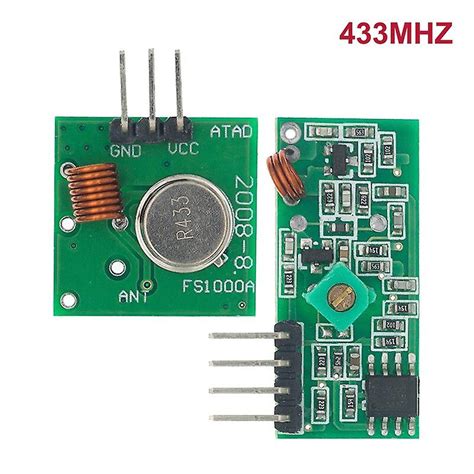 315mhz 433mhz Rf Wireless Transmitter Module And Receiver Kit 5v Dc