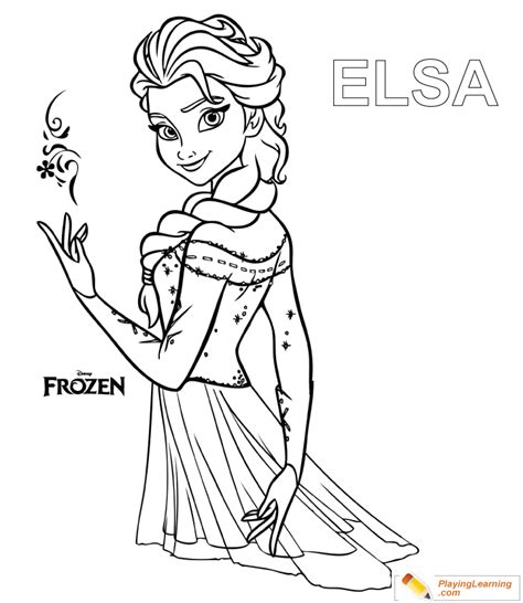 Free printable elsa coloring pages for kids. Elsa Coloring Page 08 | Free Elsa Coloring Page