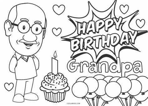 Grandparent coloring pages for grandparents day … fathers day coloring pages for grandpa free. Happy Birthday Grandpa Coloring Page Beautiful ...