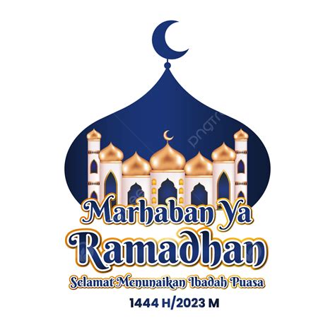 Marhaban Ya Ramadhan 1444 H Texto De Letras Vector Png Dibujos Ramadán