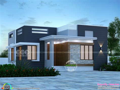3 Bedrooms 1000 Sq Ft Single Floor Modern Home Design Kerala Home