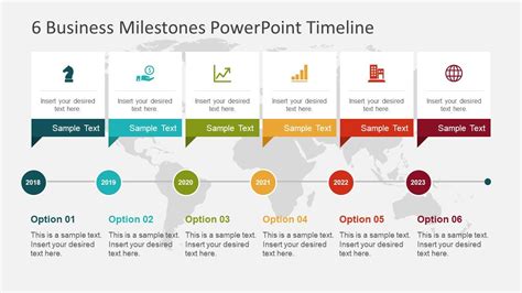 6 Business Milestones Powerpoint Timeline Slidemodel Powerpoint