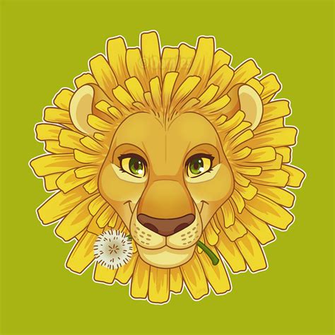 Dandelion Dandy Flower Lion Sticker Etsy Sweden