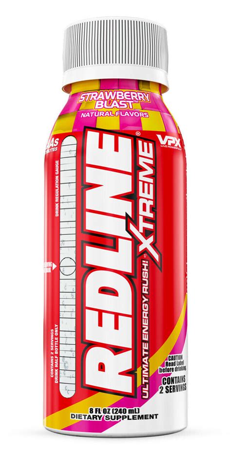 VPX Redline Xtreme Energy Drink PACK Fl Oz RTD BCAA S Electrolytes EBay