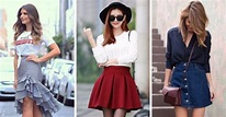 5 Tipos de faldas para usar si quieres verte más ‘curvi’