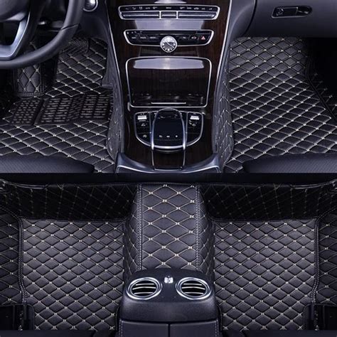 Customized Luxury Car Floor Mat In Leather Custom Car Floor Mats Car