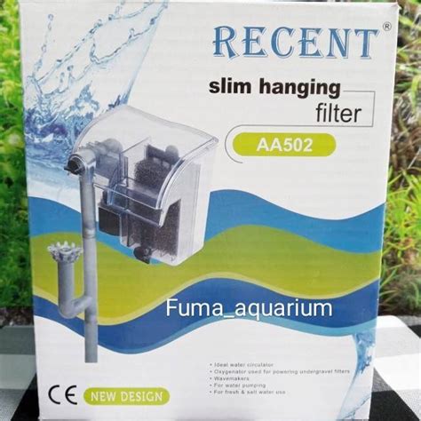 Jual RECENT AA Filter Gantung Aquarium Aquascape Transparan