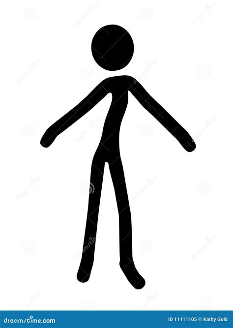 Royalty Free Stock Photo Stickman Illustration Silhouette Image 11111105