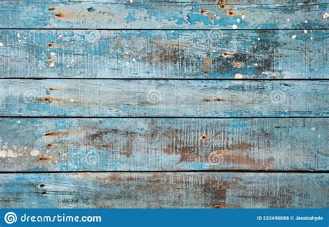 Blue Rustic Wooden Background Stock Photo Image Of Grunge Design