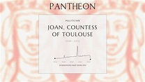 Joan, Countess of Toulouse Biography - French countess (1220–1271 ...