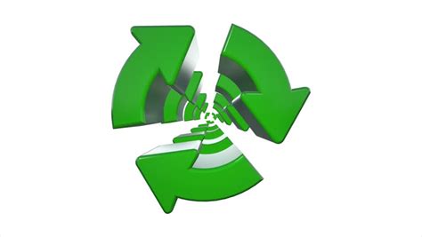 spinning recycle symbol loop animation stock footage video 1171723 shutterstock