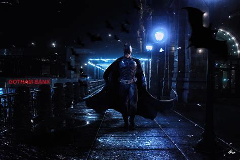 Batman Caminando Por Las Calles De Gotham Batman Superhéroes Artista