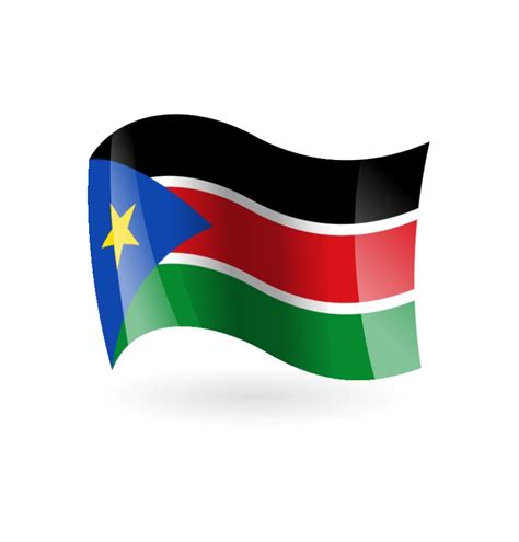 bandera de la república de sudán del sur banderalia es