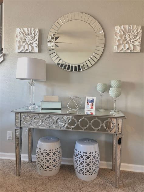 review of mirrored living room table ideas