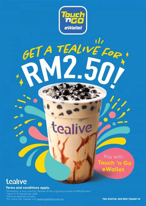 The touch 'n go smart card is used by malaysian toll expressway and highway operators as the sole electronic payment system (eps). Get a Tealive for RM2.50 with Touch n Go eWallet (until 31 ...