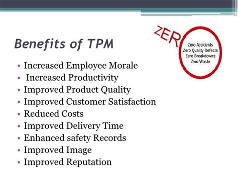 An Introduction To Total Productive Maintenance Tpm