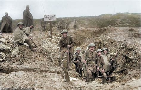 World War One Brought To Life In Vivid Colour Pictures Daily Mail Online