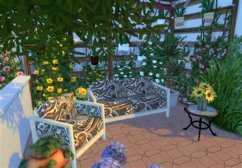 Ibiza Terrace Mediterranean Style By Mary Jimenez At Pqsims4 Sims 4