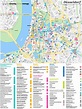 Touristischer stadtplan von Düsseldorf