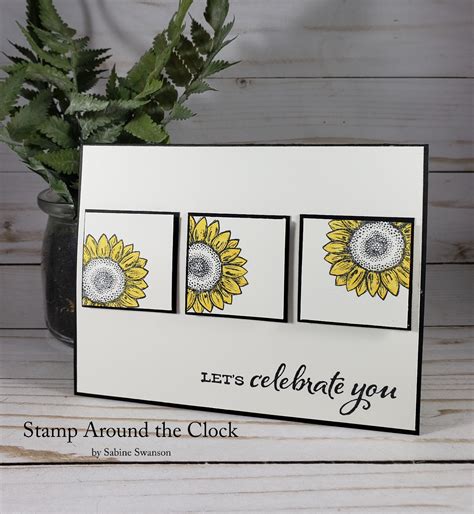 Stamp Around The Clock Cards You Prepare In Advance