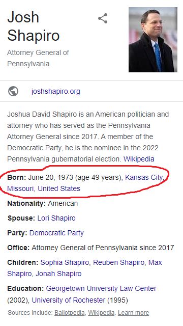 Bearkyusa On Twitter Why Does No One Talk About Josh Shapiro Being From Missouri