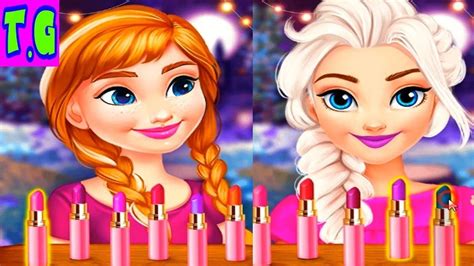 ♕elsa And Anna Sent To Fairyland♕frozen Princess Makeup And Dress Up