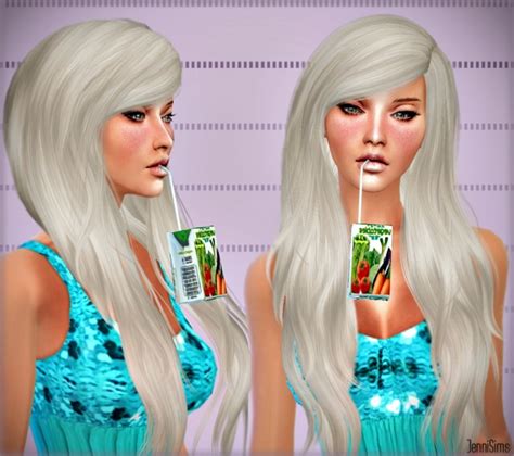 Juice Box And Bow Hair At Jenni Sims Sims 4 Updates
