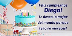Diego - Felicitaciones de cumpleaños - mensajesdeseosfelicitaciones.com