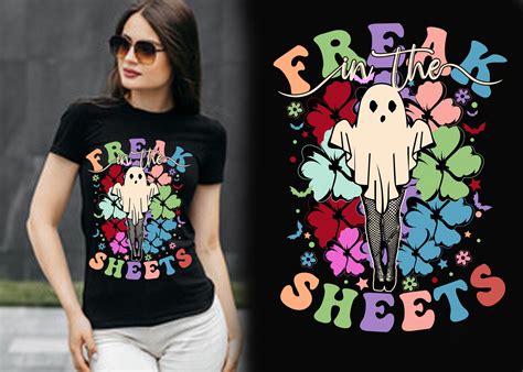Freak In The Sheets Halloween Ghost Graphic By Syedafatematujjuhura