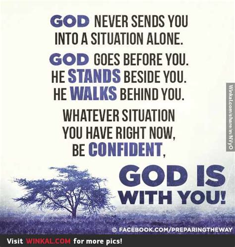 Top 4 Quotes And Sayings About God Is With You