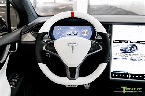 Tesla Model S And Tesla Model X Steering Wheel Custom Upholstered T