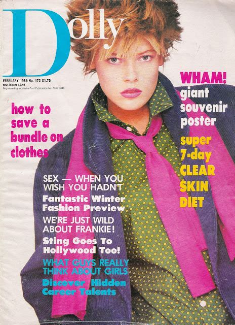 Glossy Sheen Dolly Magazine February 1985 Dolly The Wedding Singer