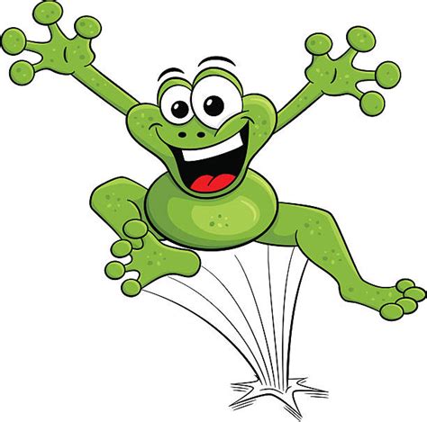 jumping frog illustrations royalty free vector graphics and clip art istock